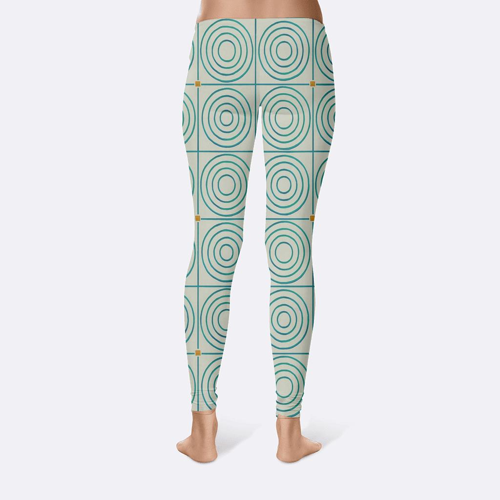 Concentric Loop Register Tiles stylish workout leggings