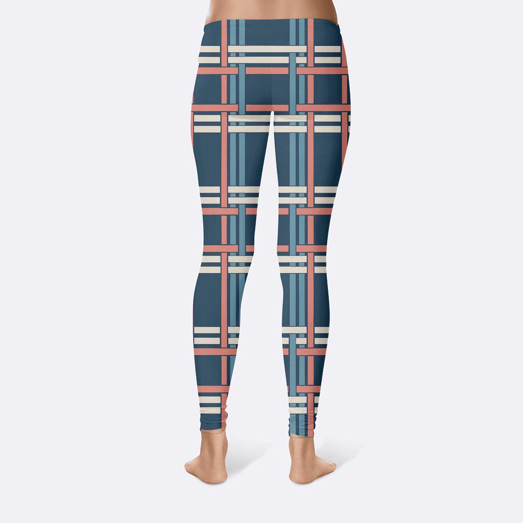 Braidline Interference Plaid unique fashion leggings
