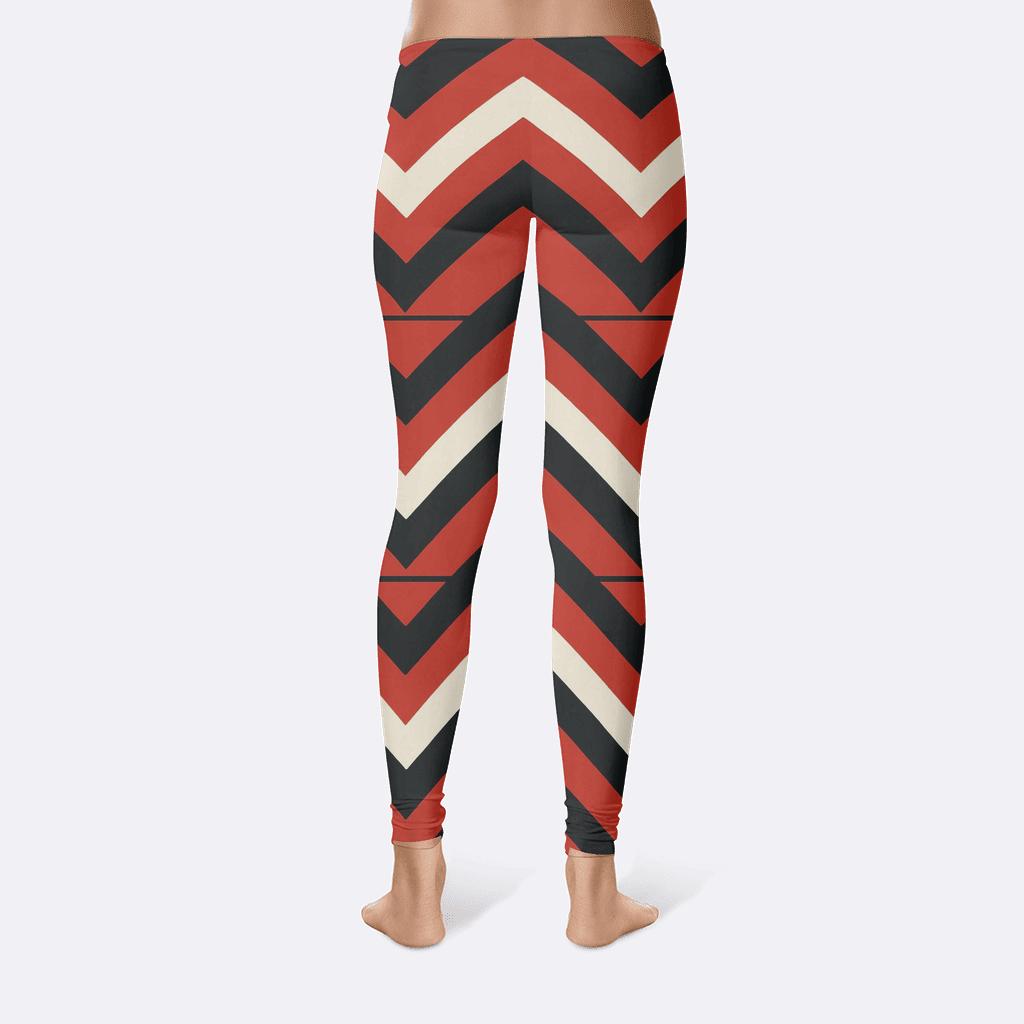 Chevron Pulse Ladder personalized print leggings