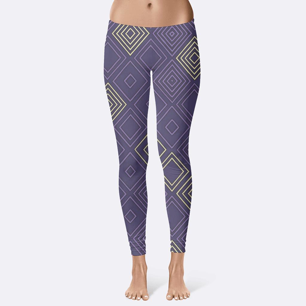 Nested Rhombus Echo Quilt comfortable yoga leggings