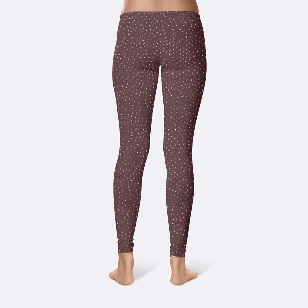 Galaxy Grain Microdither Field comfortable yoga leggings
