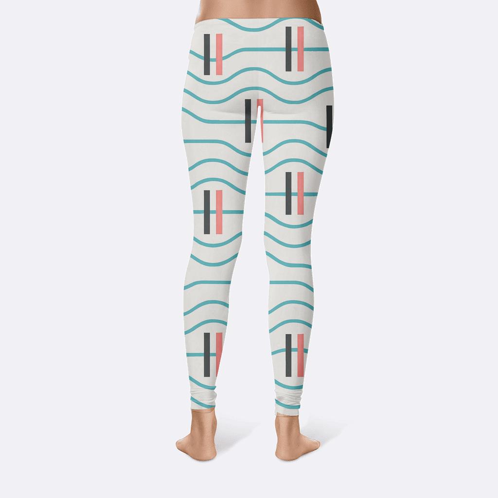 Sinewave Line Pack Tartan custom leggings