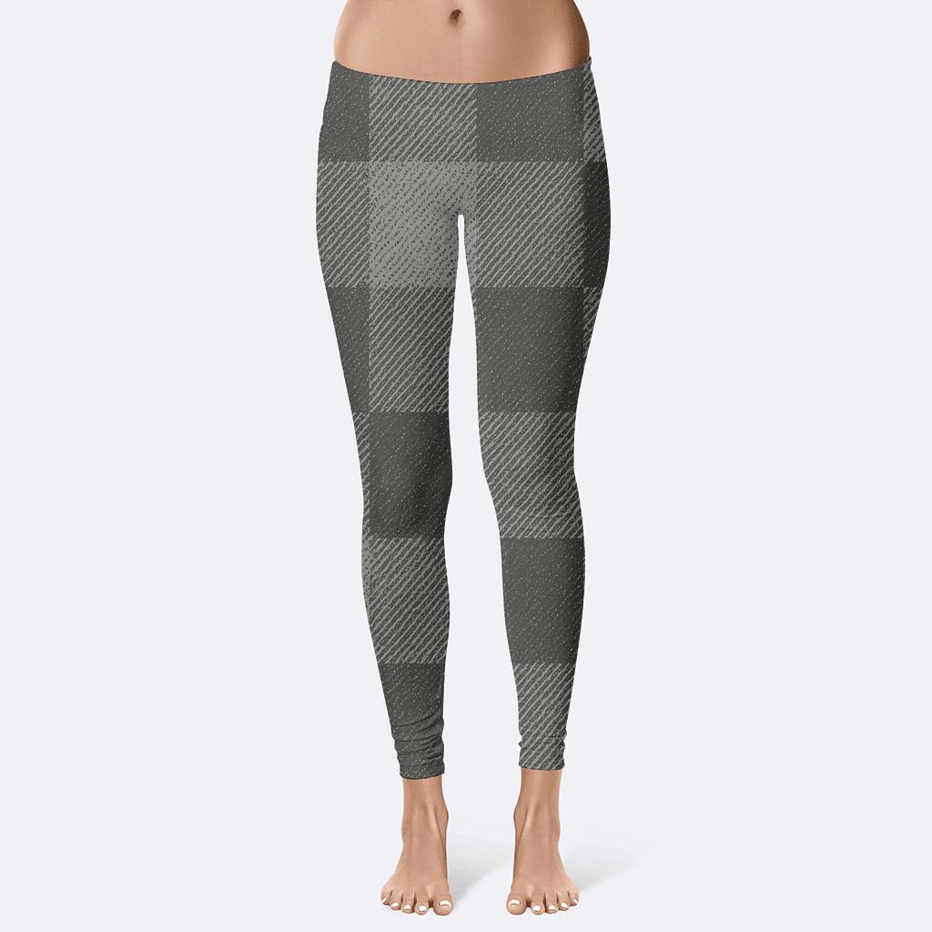 Microline Dither Fog Tiles designer patterned leggings