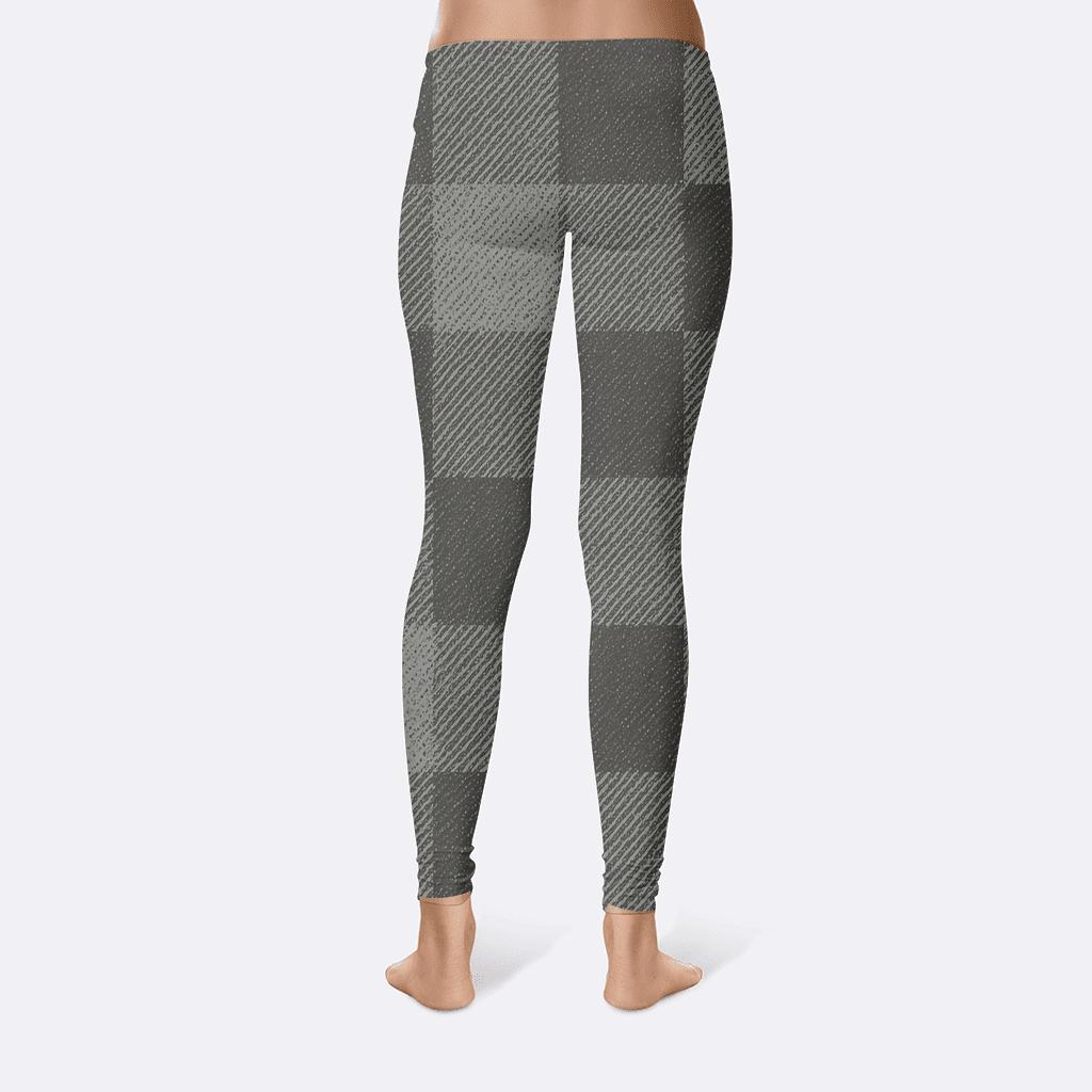 Microline Dither Fog Tiles designer patterned leggings