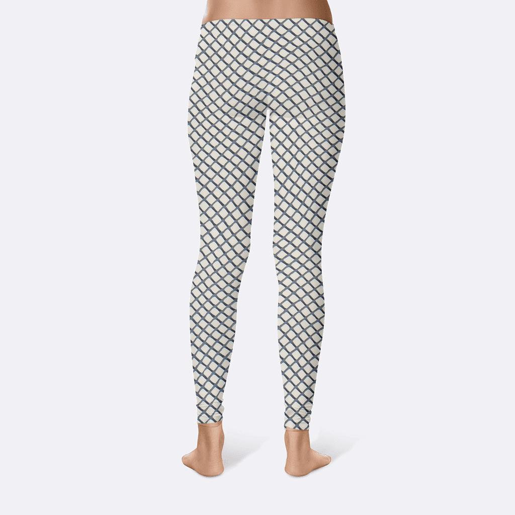 Moire Lattice Interference Sheet soft cotton leggings