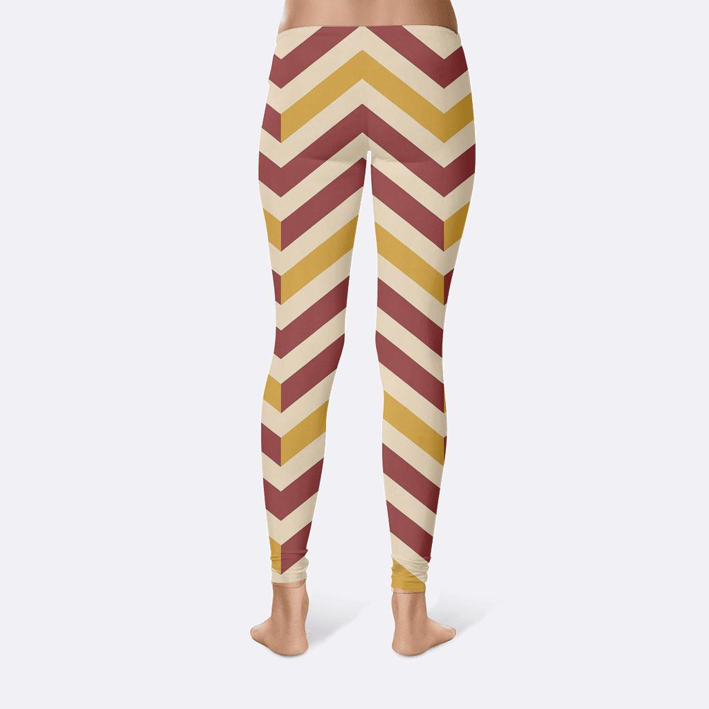 Chevron Phase Ladder soft cotton leggings