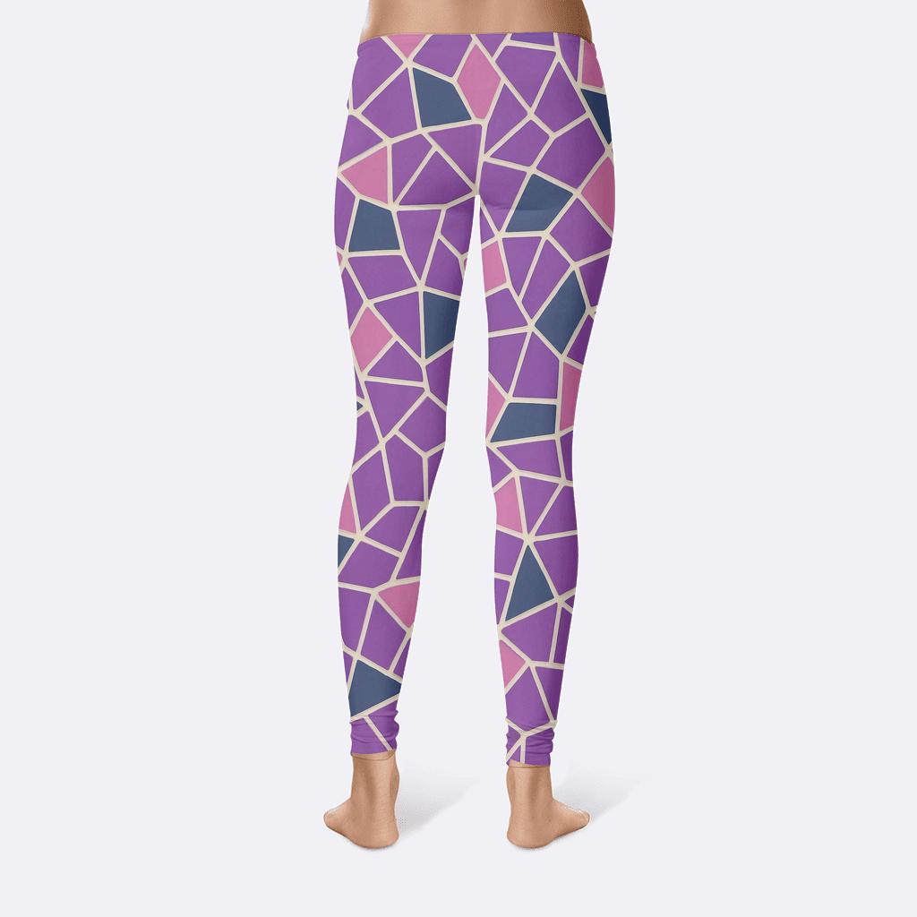 Supernova Shard Mosaic designer patterned leggings