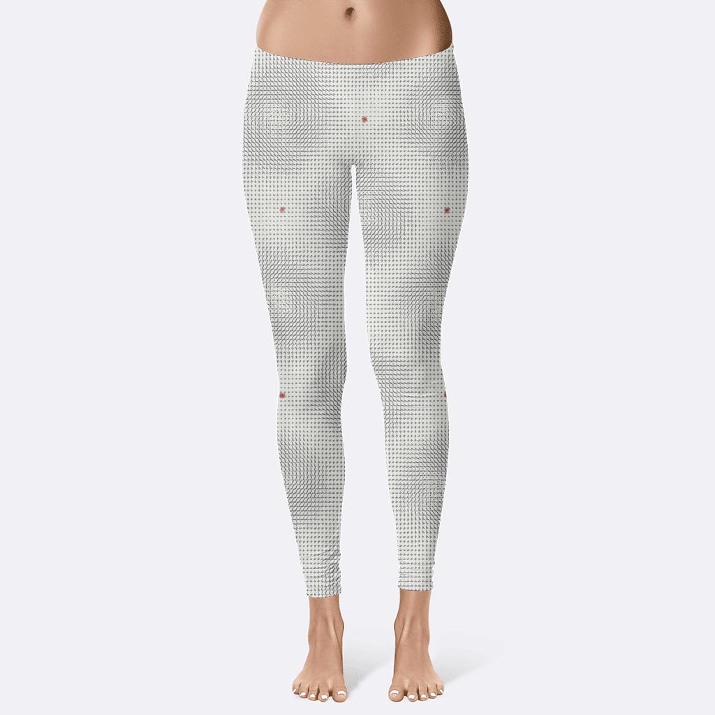 Microline Dither Bloom comfortable yoga leggings