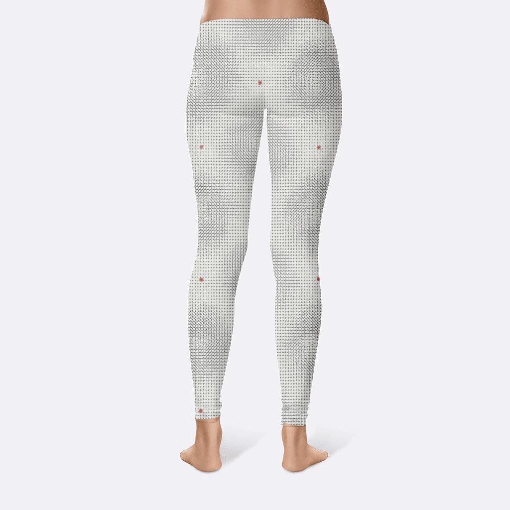 Microline Dither Bloom comfortable yoga leggings