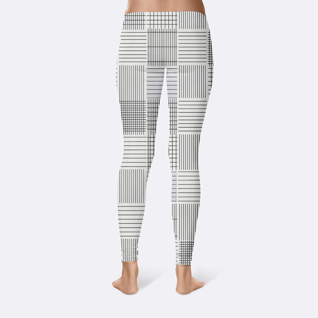 Orthogonal Crosshatch Switch unique fashion leggings