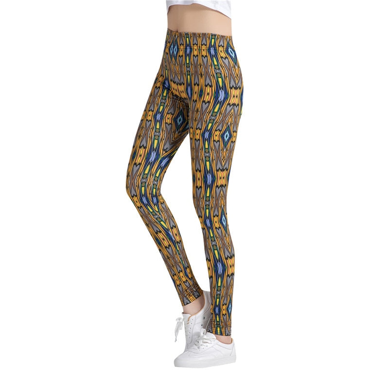 Illusion Print Leggings-Legletic