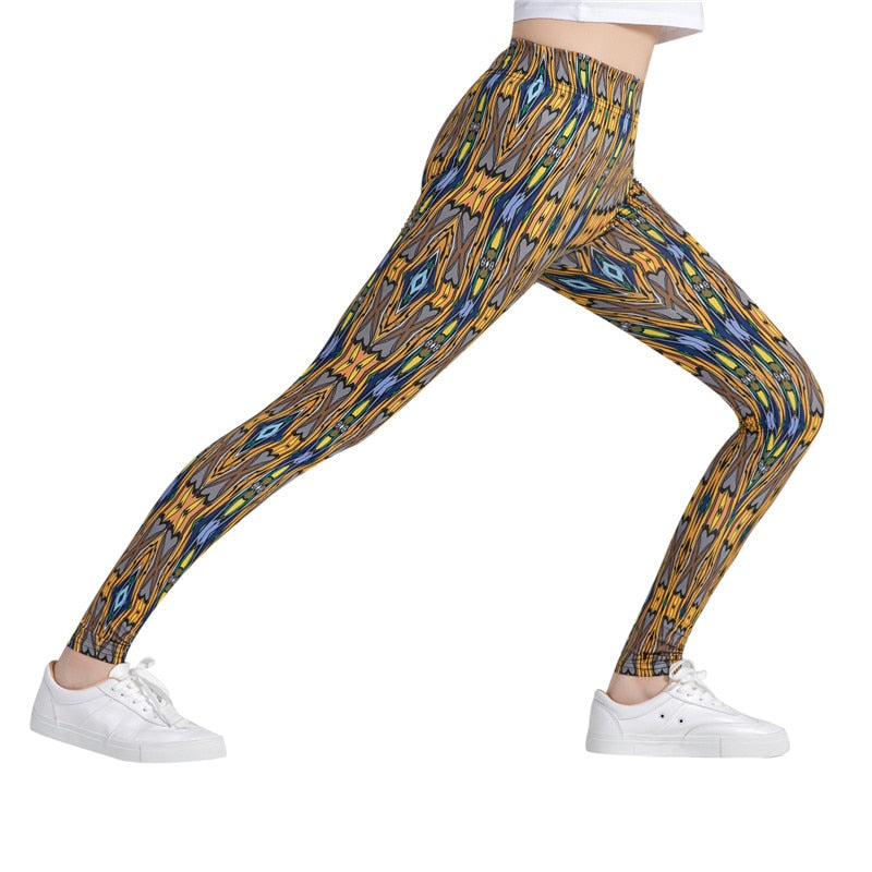 Illusion Print Leggings-Legletic