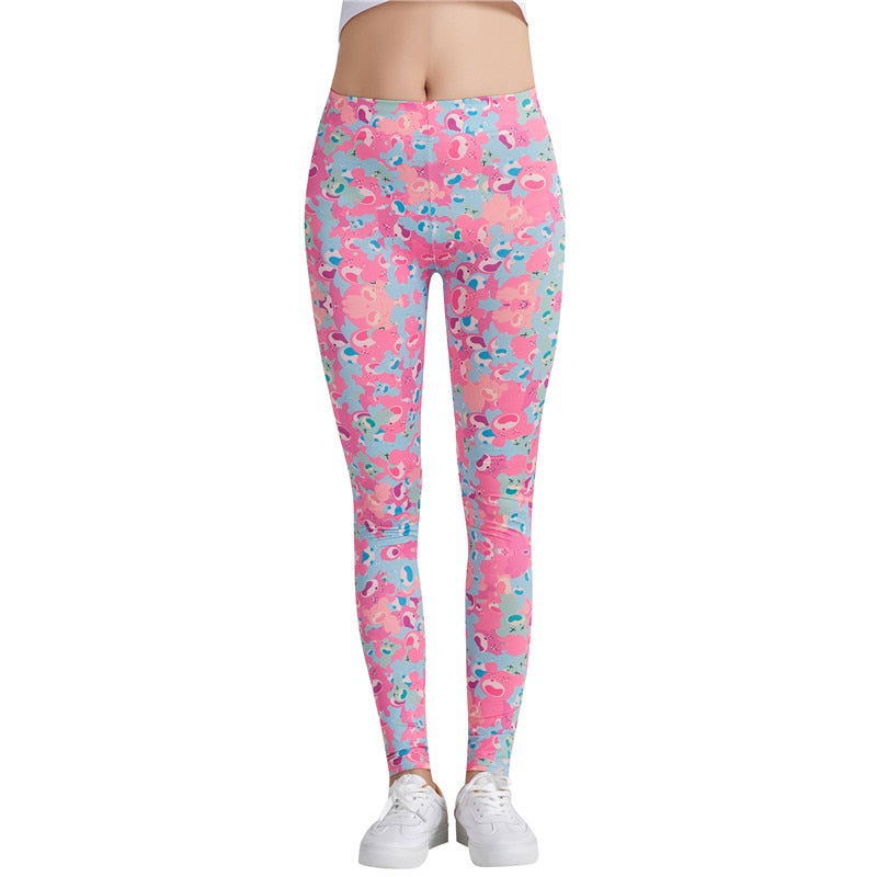 Colorful Teddy Leggings-Legletic