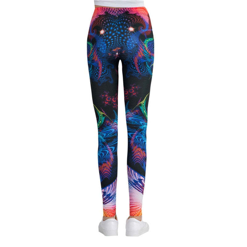 Multicolor Printed Leggings-Legletic