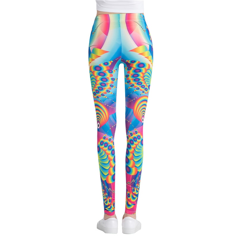 Multicolor Spiral Leggings-Legletic