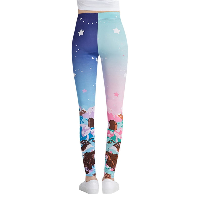 Candy Land Printed Leggings-Legletic