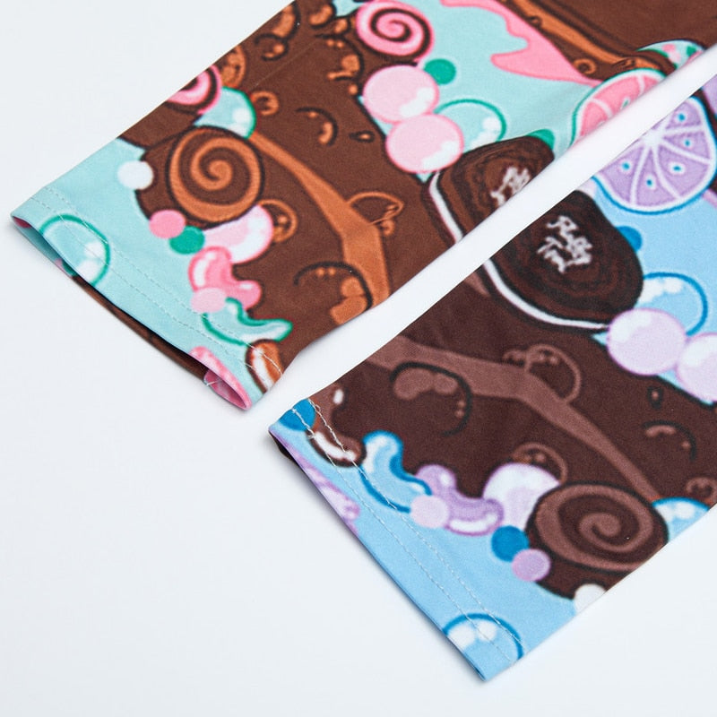 Candy Land Printed Leggings-Legletic