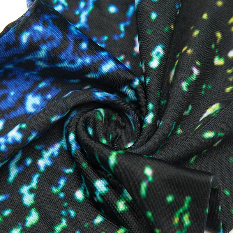 Rock Design Colorful Print Leggings-Legletic