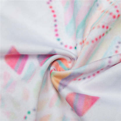 Snowflake Colorful Print Leggings-Legletic