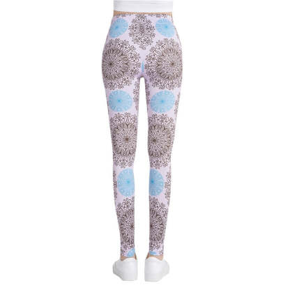 3D Printed Fitness Colorful Print Leggings-Legletic