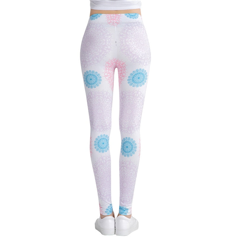 Trouser Female Colorful Print Leggings-Legletic