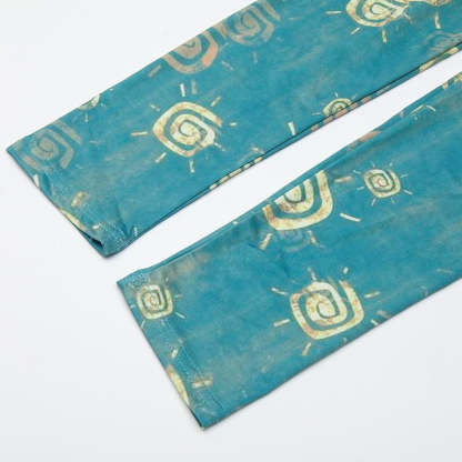 Abstract Printed Leggings-Legletic