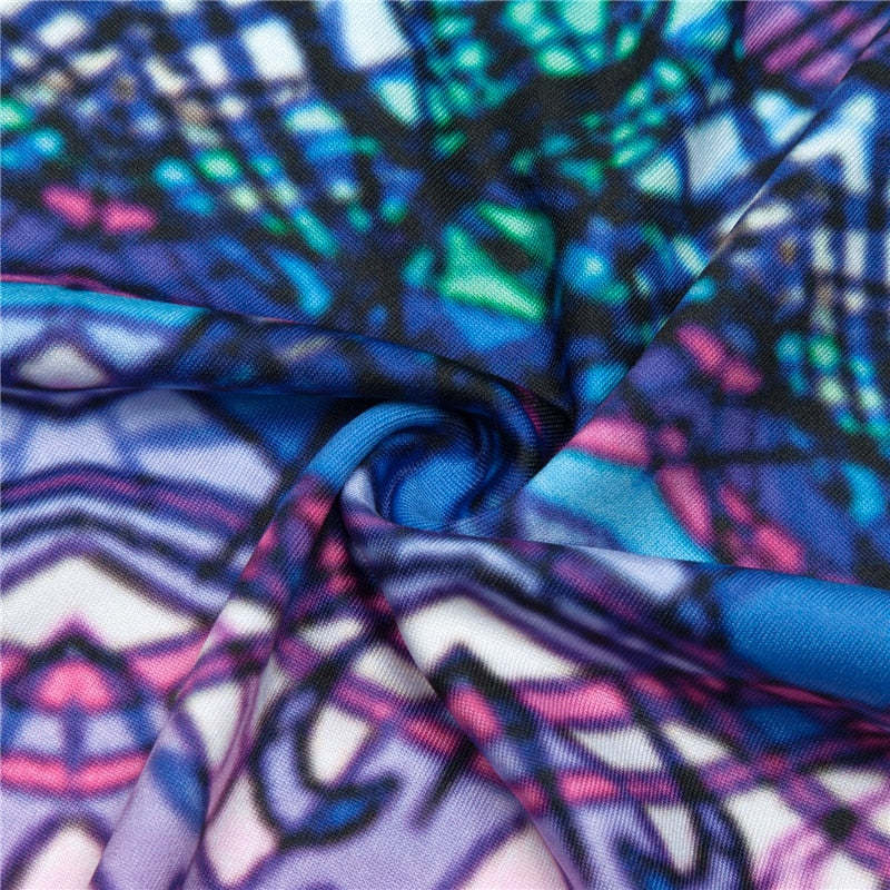 Space Galaxy Colorful Print Leggings-Legletic