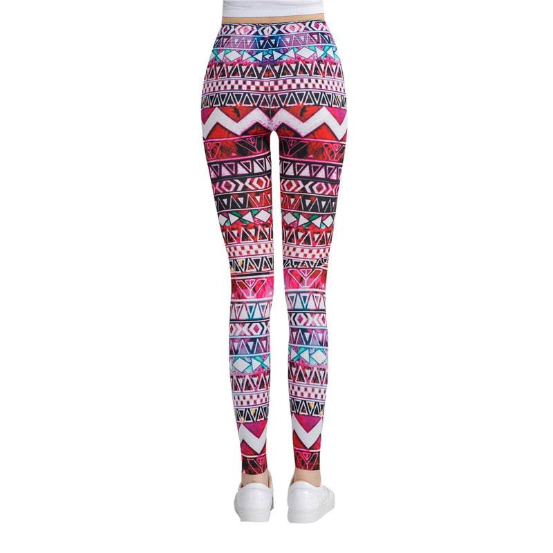 High Waisted Colorful Patterns Print Leggings-LegleticHigh Waisted Colorful Patterns Print Leggings - Image 5