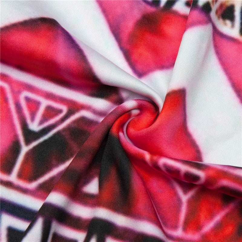 High Waisted Colorful Patterns Print Leggings-LegleticHigh Waisted Colorful Patterns Print Leggings - Image 3