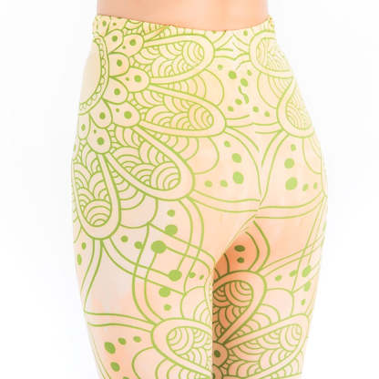 3D Mandala Print Leggings-Legletic