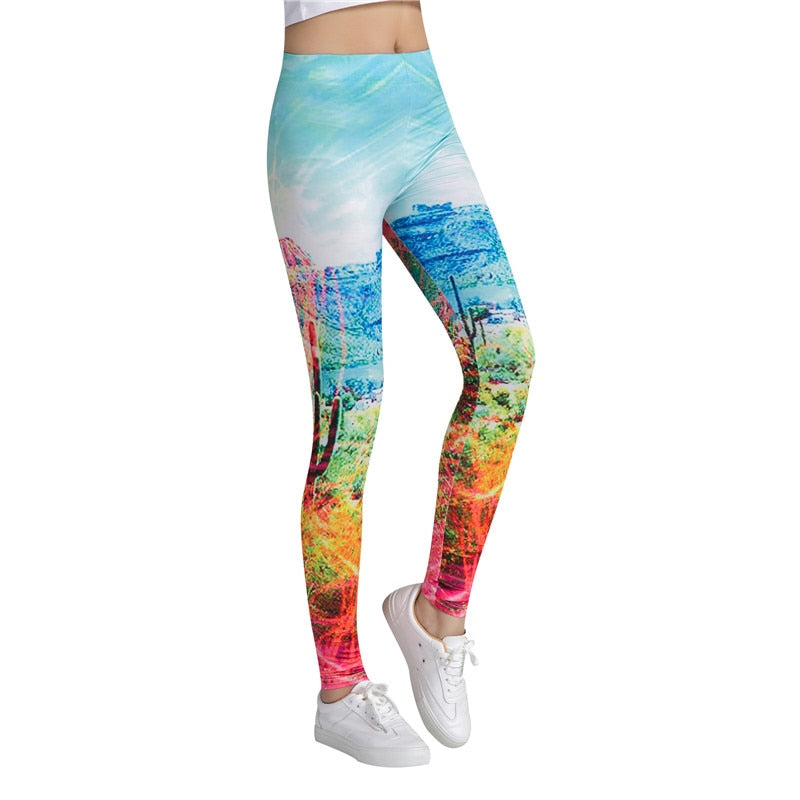 Colorful Nature Leggings-Legletic