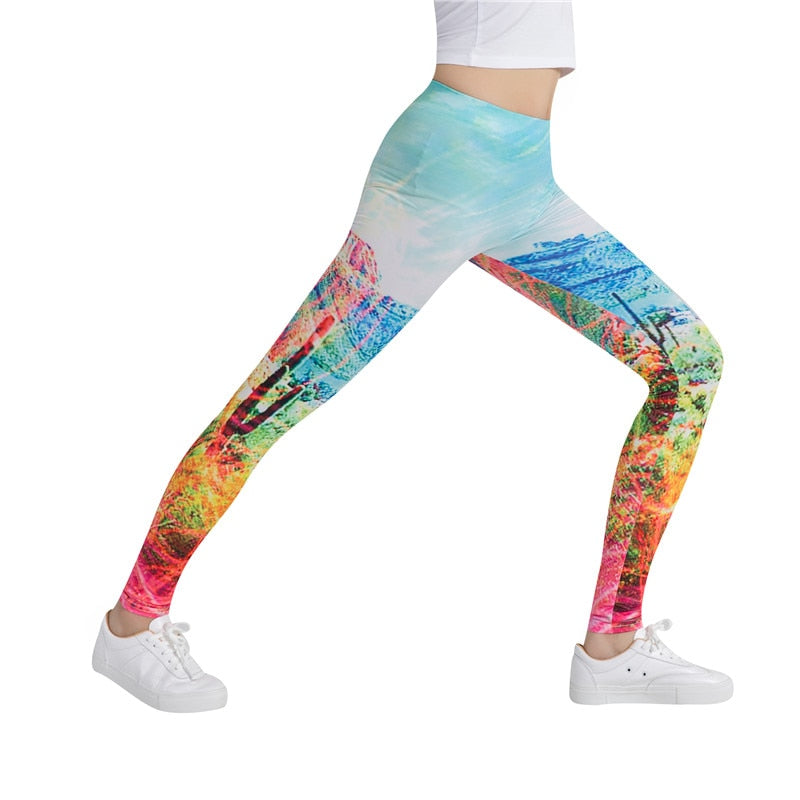 Colorful Nature Leggings-Legletic