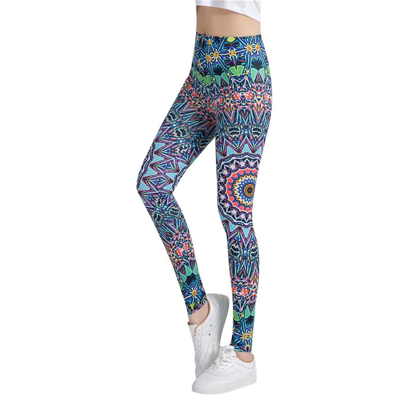 Colorful Mandala Leggings-Legletic