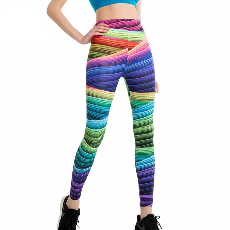 Overlapped Rainbow Leggings-Legletic