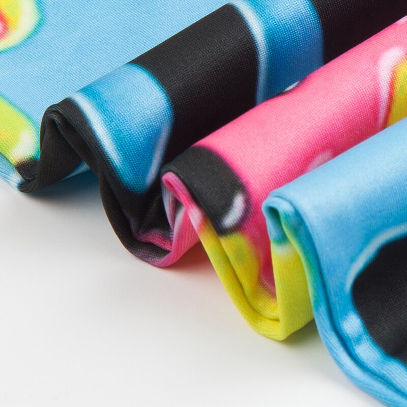 Punk Paint Stretch Colorful Print Leggings-Legletic