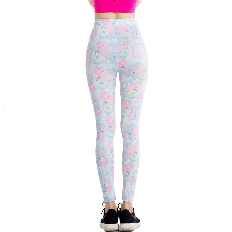 Donut Print Leggings-Legletic