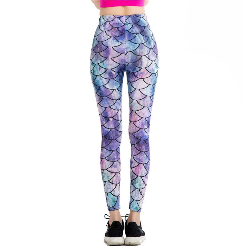 Mermaid Scale Leggings-Legletic