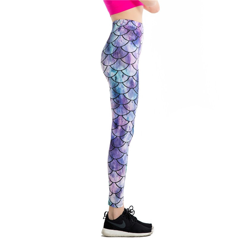 Mermaid Scale Leggings-Legletic