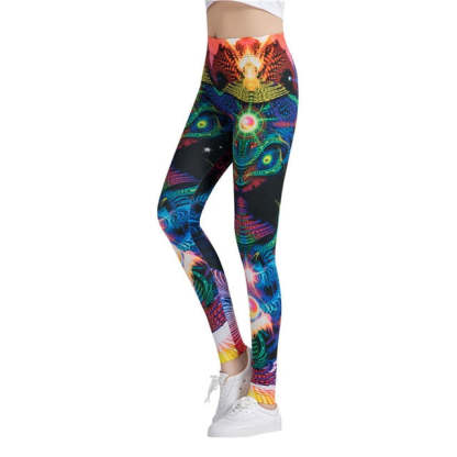 Multicolor Printed Leggings-Legletic