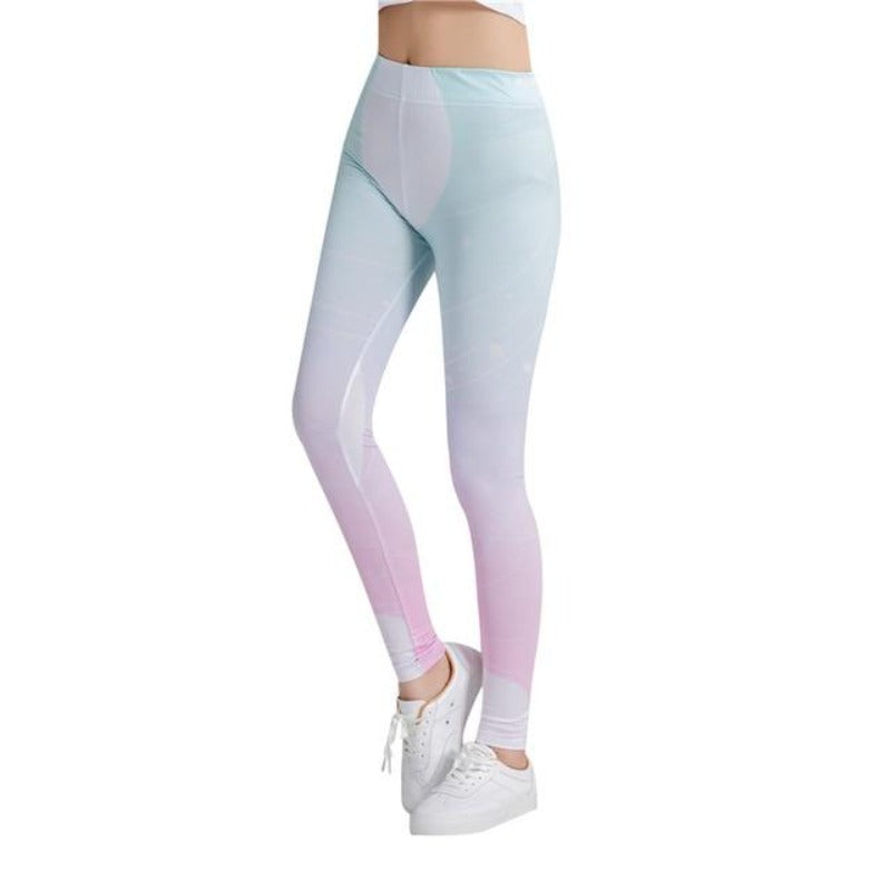 Workout Colorful Print Leggings-Legletic