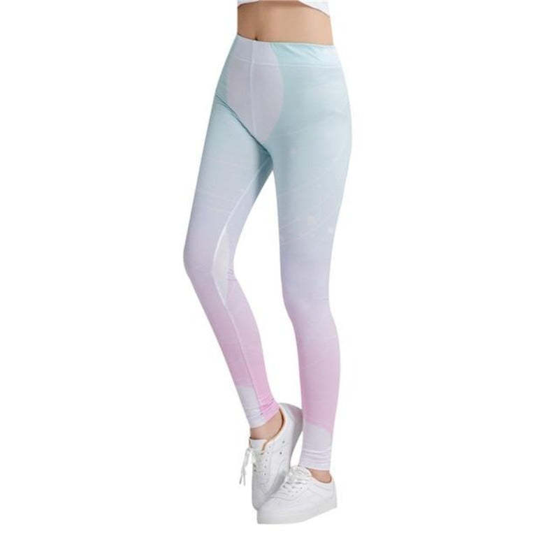 Workout Colorful Print Leggings-Legletic