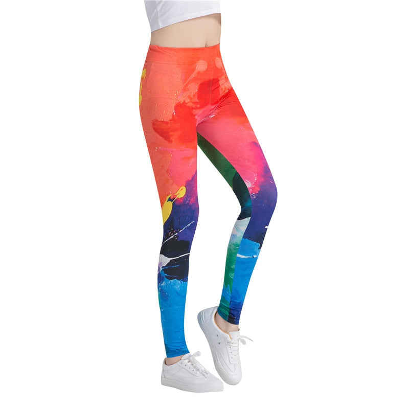 Colorful Scenery Leggings-Legletic