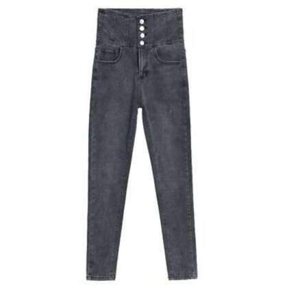 Skinny High Waist Women's Jeans For Winter-Legletic