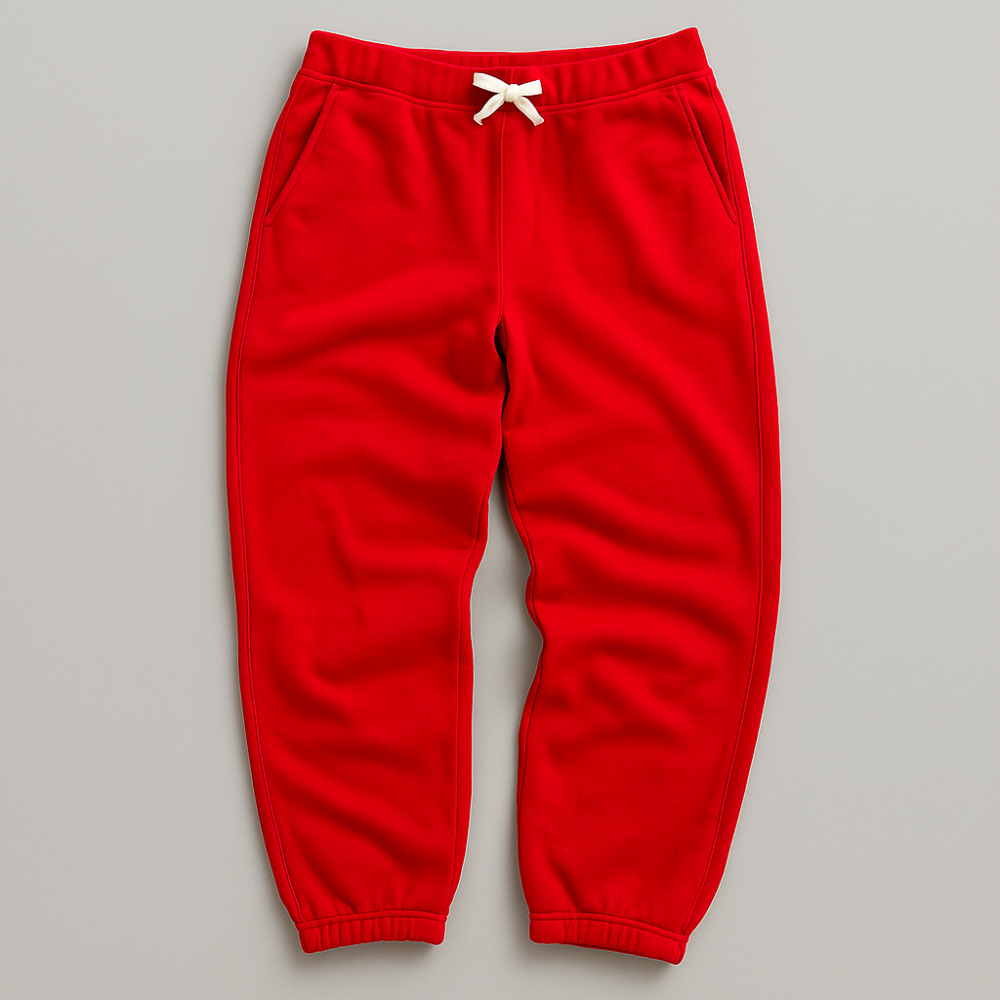 Fleece Lined Lounge Pants With Double Stripe Accent-Legletic
