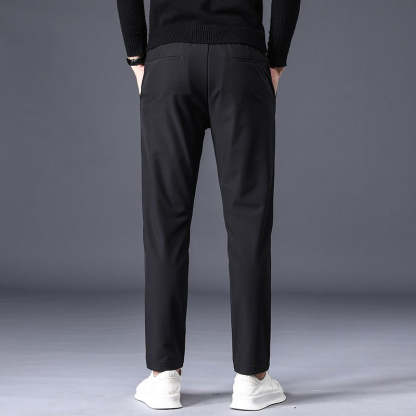 Men's Stretchable Slim Fit Elastic Waist Casual Pants