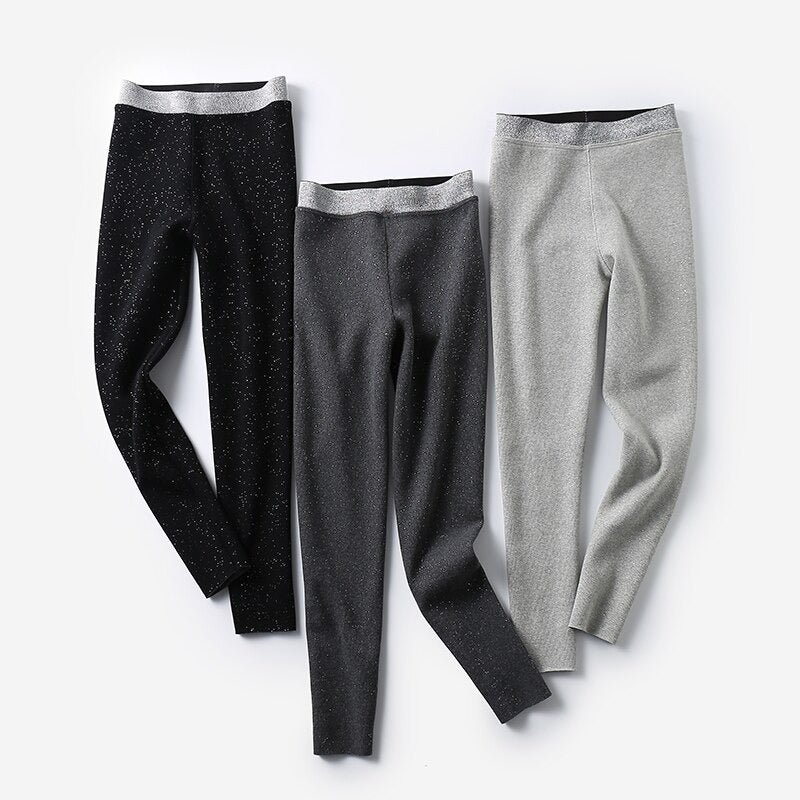 Spandex High Waist Shiny Leggings-Legletic