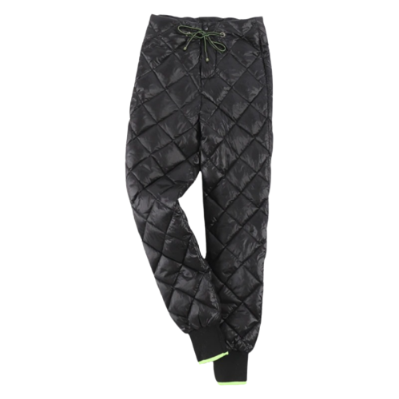 Winter Duck Down High Waisted Warm Pants-Legletic