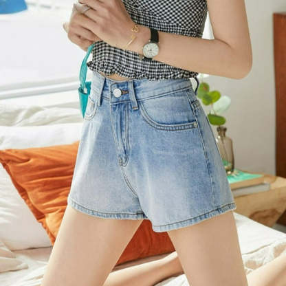 Summer Casual Loose Denim Shorts For Women-Legletic