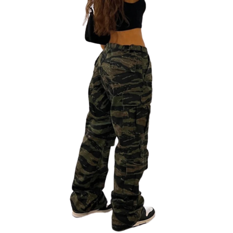 Summer Women's Vintage Baggy Cargo Pants-Legletic