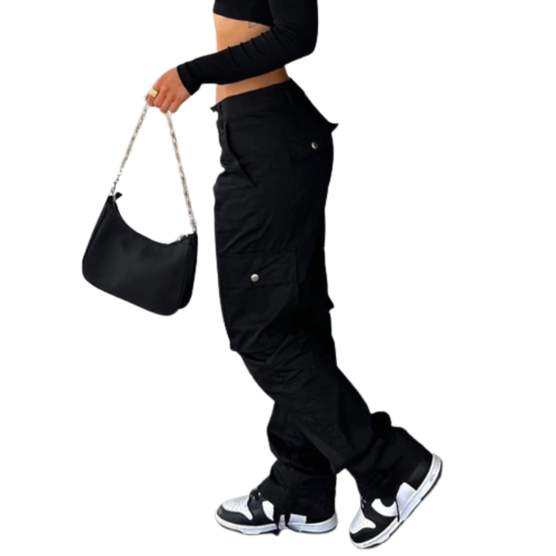 Summer Women's Vintage Baggy Cargo Pants-Legletic